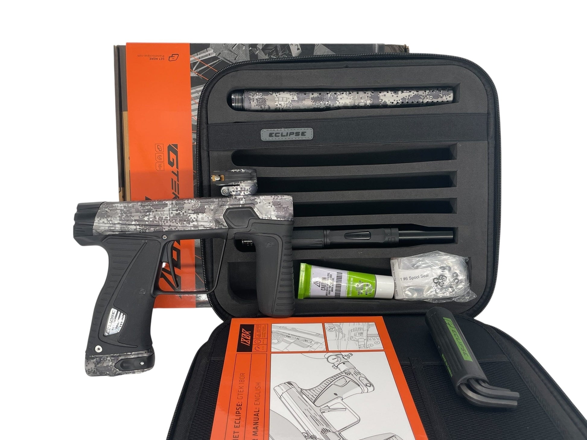 Used Planet Eclipse Gtek 180r Paintball Gun Paintball Gun from CPXBrosPaintball Buy/Sell/Trade Paintball Markers, New Paintball Guns, Paintball Hoppers, Paintball Masks, and Hormesis Headbands