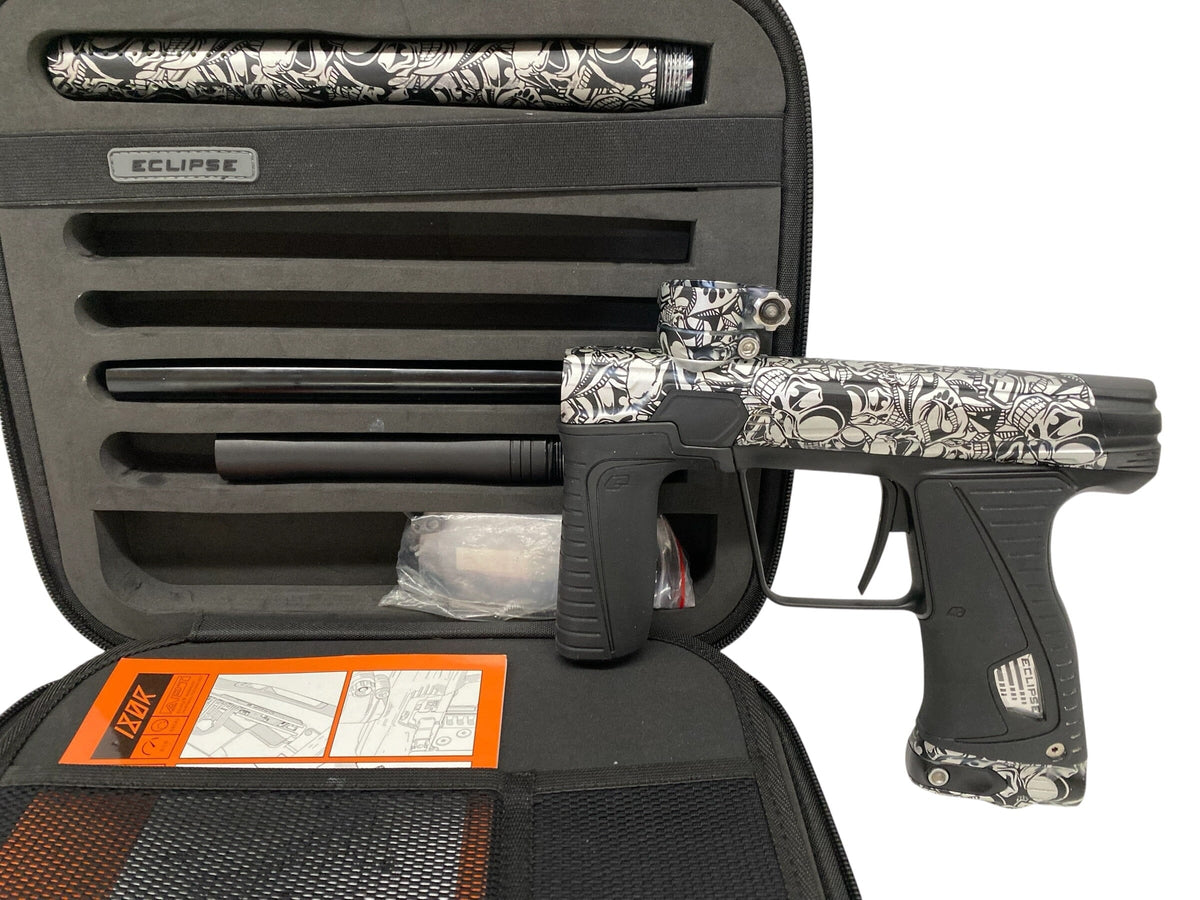 Used Planet Eclipse Gtek 180R Titan White/Black Paintball Gun Paintball Gun from CPXBrosPaintball Buy/Sell/Trade Paintball Markers, New Paintball Guns, Paintball Hoppers, Paintball Masks, and Hormesis Headbands
