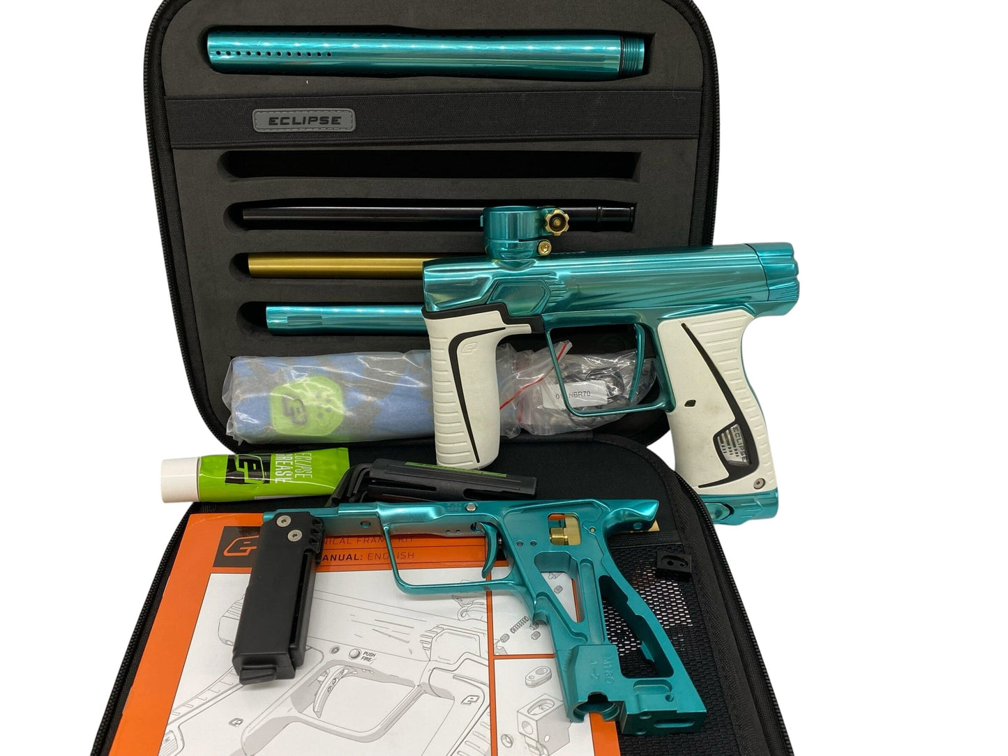 Used Planet Eclipse Gtek 180R w/Mech - Tiff@ny Blue Paintball Gun from CPXBrosPaintball Buy/Sell/Trade Paintball Markers, New Paintball Guns, Paintball Hoppers, Paintball Masks, and Hormesis Headbands