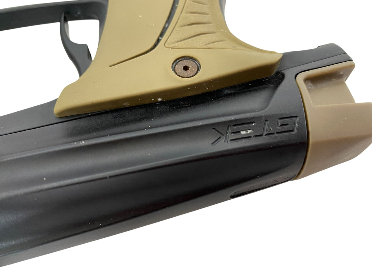 Used Planet Eclipse GTEK Black/Tan Paintball Gun Paintball Gun from CPXBrosPaintball Buy/Sell/Trade Paintball Markers, New Paintball Guns, Paintball Hoppers, Paintball Masks, and Hormesis Headbands
