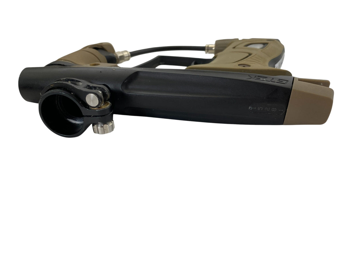 Used Planet Eclipse GTEK Black/Tan Paintball Gun Paintball Gun from CPXBrosPaintball Buy/Sell/Trade Paintball Markers, New Paintball Guns, Paintball Hoppers, Paintball Masks, and Hormesis Headbands