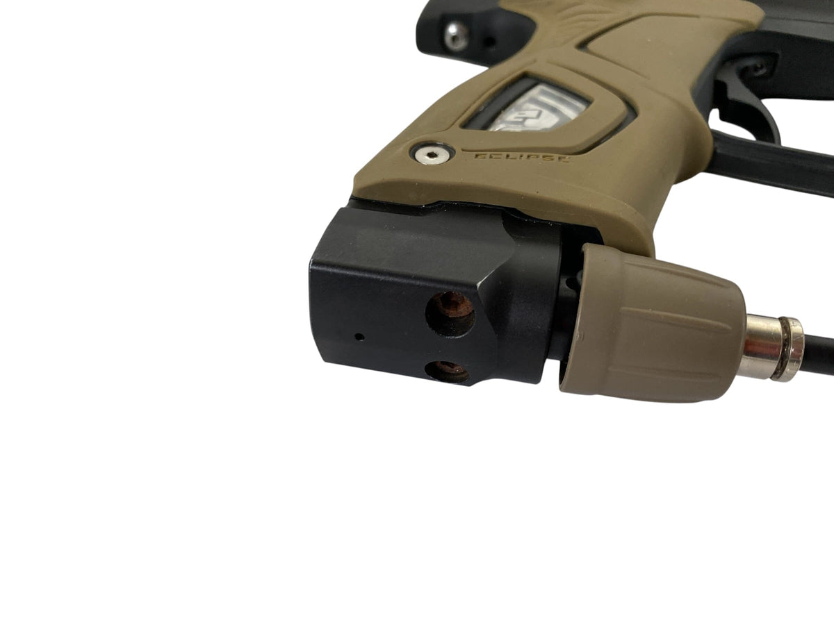 Used Planet Eclipse GTEK Black/Tan Paintball Gun Paintball Gun from CPXBrosPaintball Buy/Sell/Trade Paintball Markers, New Paintball Guns, Paintball Hoppers, Paintball Masks, and Hormesis Headbands