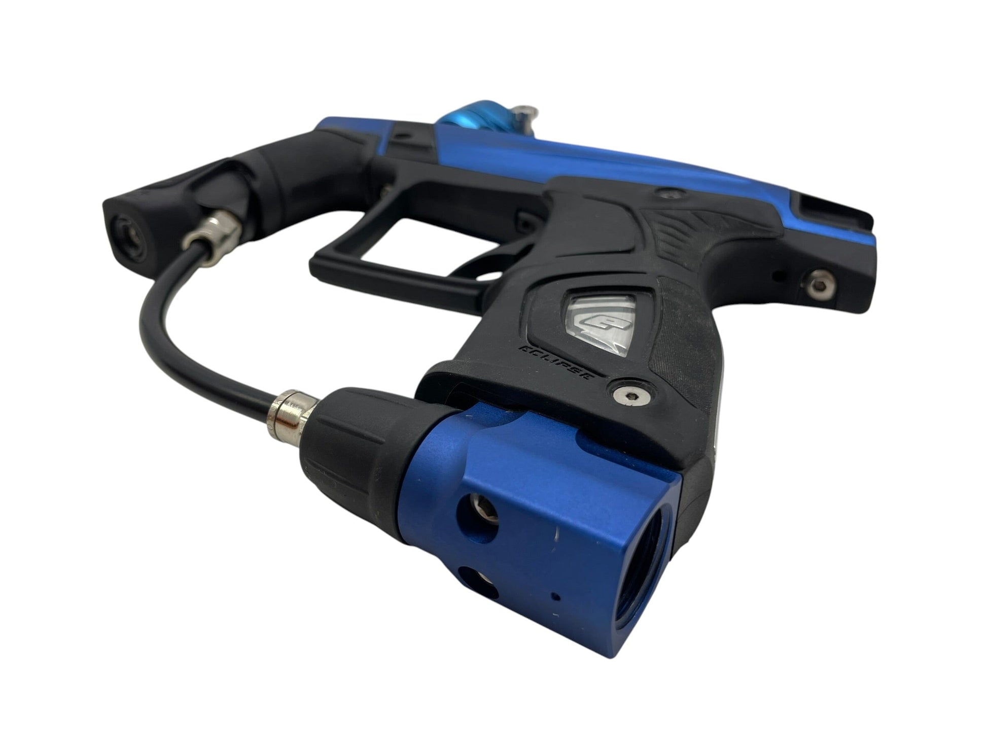 Used Planet Eclipse GTEK Blue/Black Paintball Gun Paintball Gun from CPXBrosPaintball Buy/Sell/Trade Paintball Markers, New Paintball Guns, Paintball Hoppers, Paintball Masks, and Hormesis Headbands
