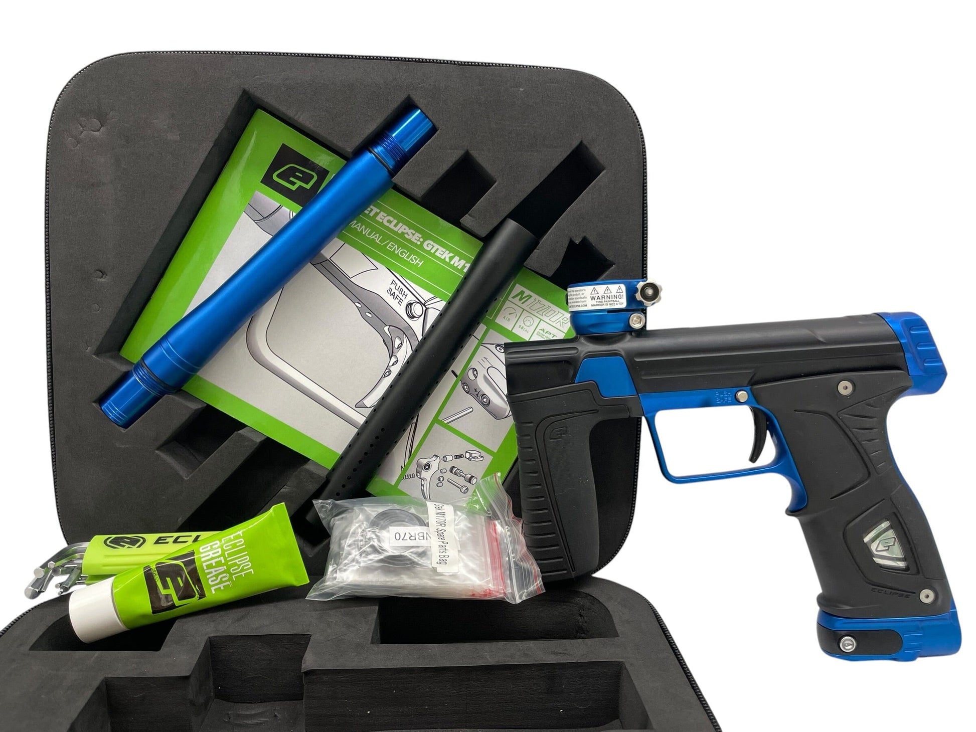 Used Planet Eclipse Gtek M170r Black/Blue Paintball Gun Paintball Gun from CPXBrosPaintball Buy/Sell/Trade Paintball Markers, New Paintball Guns, Paintball Hoppers, Paintball Masks, and Hormesis Headbands