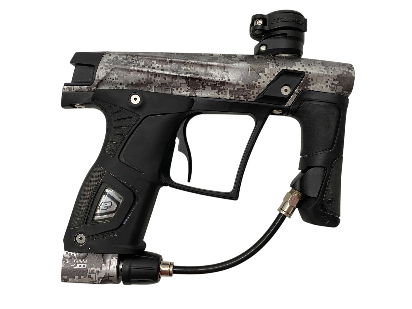 Used Planet Eclipse Gtek Paintball Gun Urban Camo Paintball Gun from CPXBrosPaintball Buy/Sell/Trade Paintball Markers, New Paintball Guns, Paintball Hoppers, Paintball Masks, and Hormesis Headbands