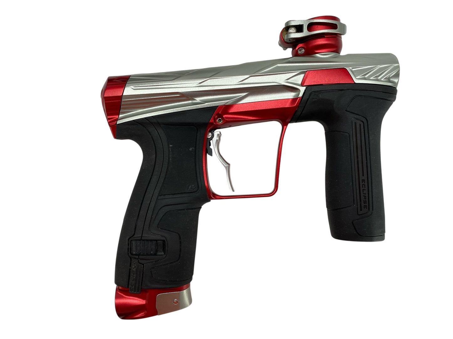 Used Planet Eclipse Hk Army Cs2 Invader Paintball Gun Grey/Red Paintball Gun from CPXBrosPaintball Buy/Sell/Trade Paintball Markers, New Paintball Guns, Paintball Hoppers, Paintball Masks, and Hormesis Headbands