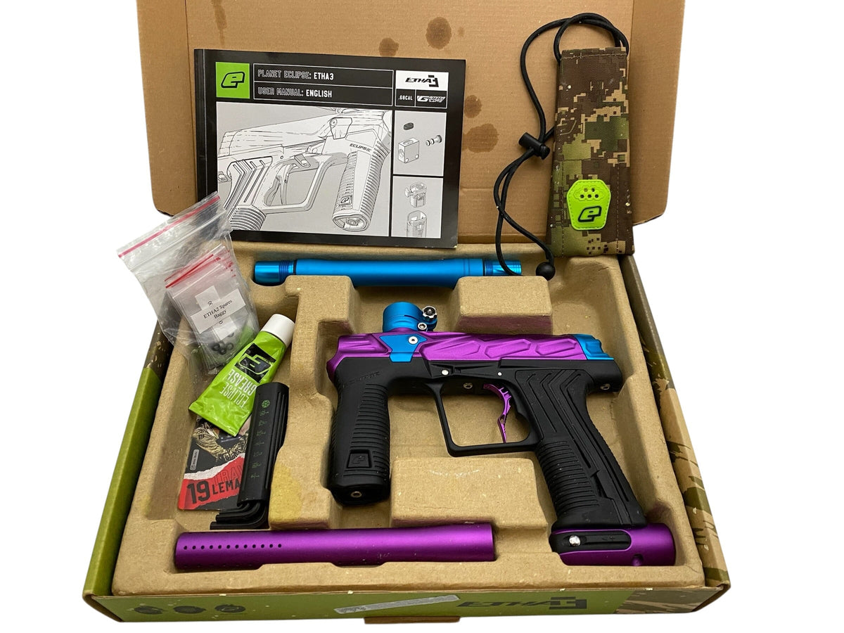 Used Planet Eclipse HK ARMY ETHA3 MTL HIVE "AMPED" Paintball Gun Paintball Gun from CPXBrosPaintball Buy/Sell/Trade Paintball Markers, New Paintball Guns, Paintball Hoppers, Paintball Masks, and Hormesis Headbands
