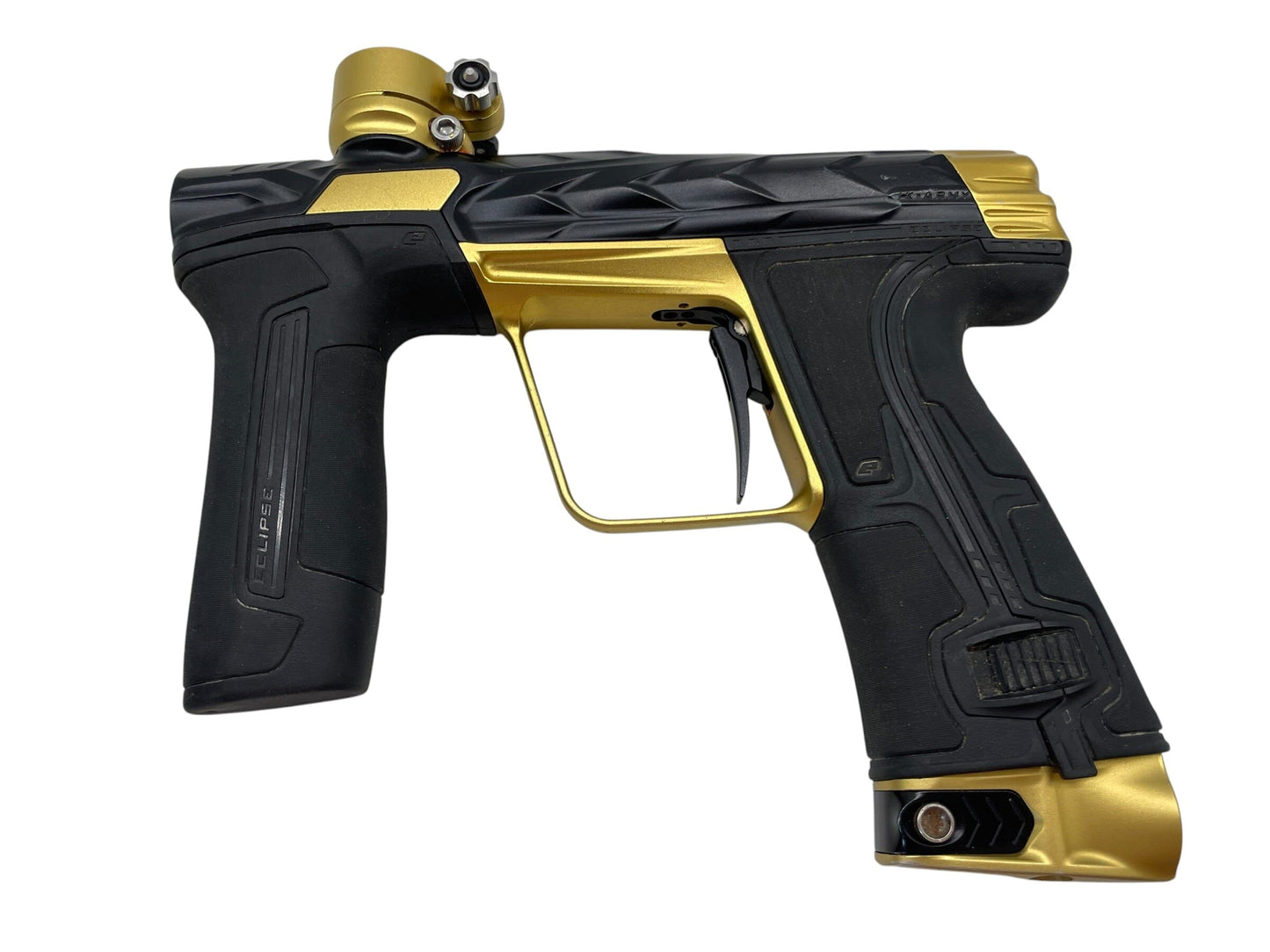 Used Planet Eclipse HK ARMY Fossil CS3 Black/Gold Paintball Gun Paintball Gun from CPXBrosPaintball Buy/Sell/Trade Paintball Markers, New Paintball Guns, Paintball Hoppers, Paintball Masks, and Hormesis Headbands