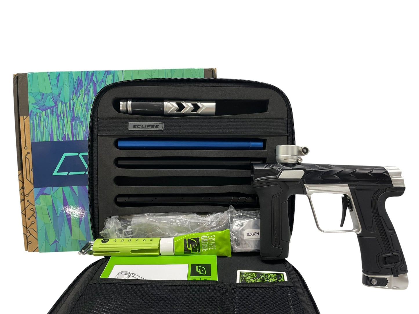 Used Planet Eclipse HK ARMY Fossil CS3 Black/Silver Paintball Gun Paintball Gun from CPXBrosPaintball Buy/Sell/Trade Paintball Markers, New Paintball Guns, Paintball Hoppers, Paintball Masks, and Hormesis Headbands
