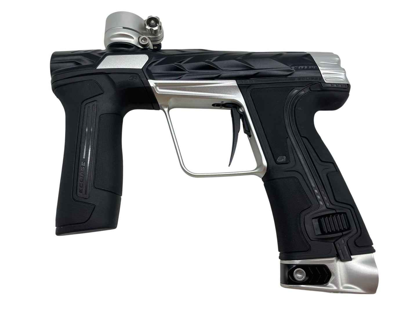 Used Planet Eclipse HK ARMY Fossil CS3 Black/Silver Paintball Gun Paintball Gun from CPXBrosPaintball Buy/Sell/Trade Paintball Markers, New Paintball Guns, Paintball Hoppers, Paintball Masks, and Hormesis Headbands