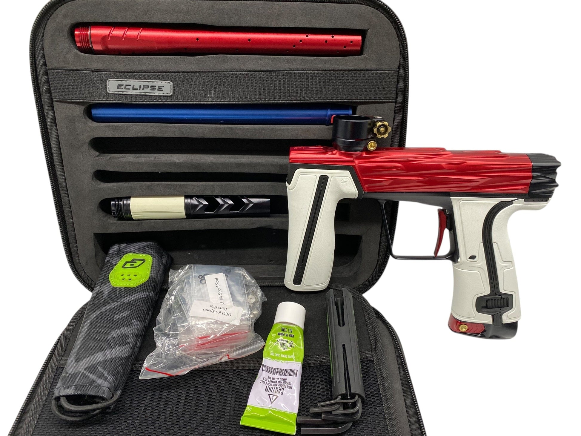 Used Planet Eclipse Hk Army Geo R5 Razr Paintball Gun Red/Black Paintball Gun from CPXBrosPaintball Buy/Sell/Trade Paintball Markers, New Paintball Guns, Paintball Hoppers, Paintball Masks, and Hormesis Headbands