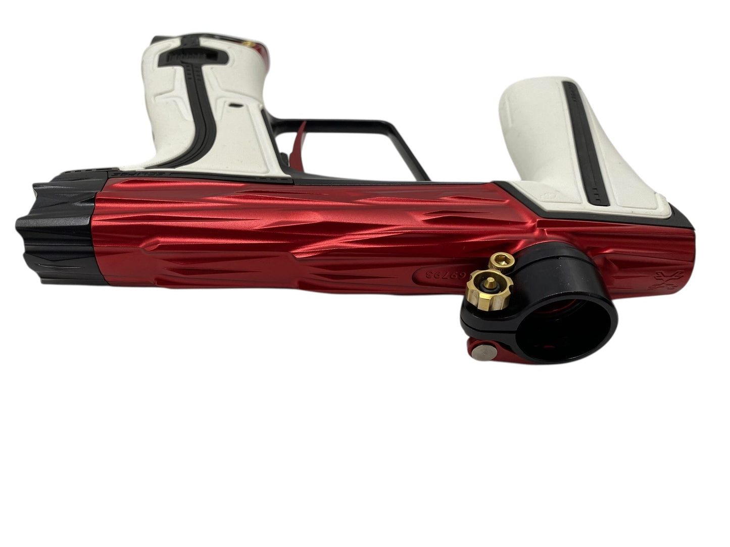 Used Planet Eclipse Hk Army Geo R5 Razr Paintball Gun Red/Black Paintball Gun from CPXBrosPaintball Buy/Sell/Trade Paintball Markers, New Paintball Guns, Paintball Hoppers, Paintball Masks, and Hormesis Headbands