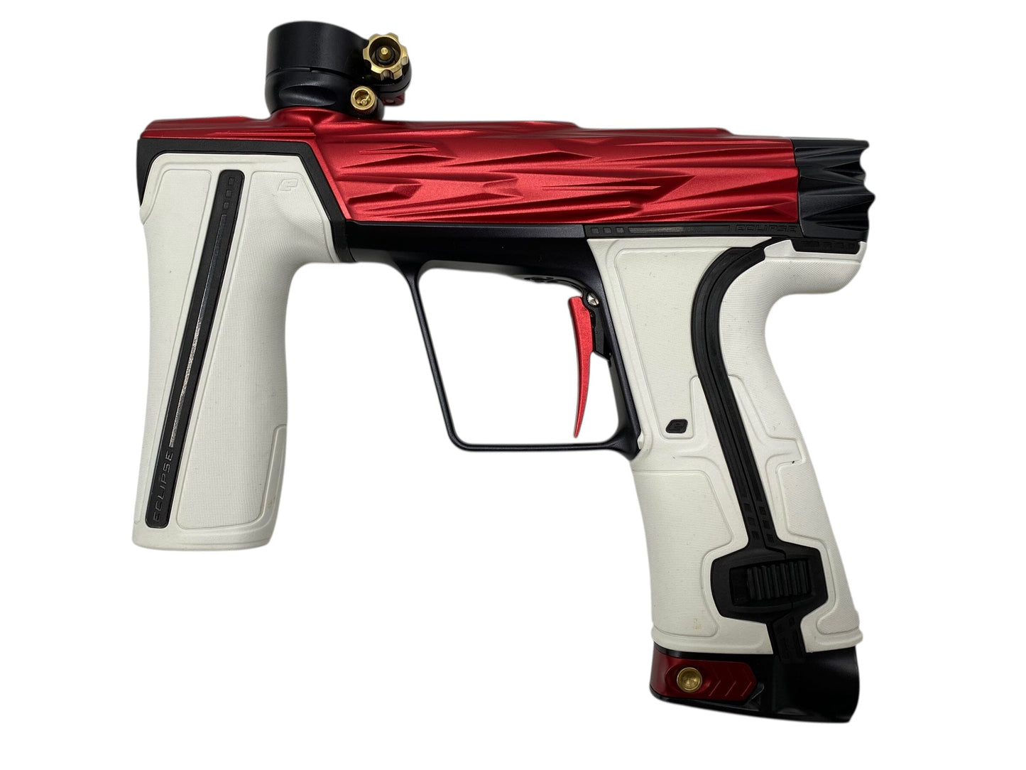 Used Planet Eclipse Hk Army Geo R5 Razr Paintball Gun Red/Black Paintball Gun from CPXBrosPaintball Buy/Sell/Trade Paintball Markers, New Paintball Guns, Paintball Hoppers, Paintball Masks, and Hormesis Headbands