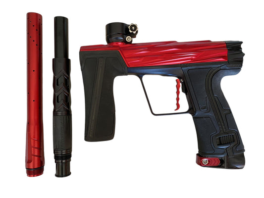Used Planet Eclipse HK ARMY Geo R5 Shredder Red/Black Paintball Gun Paintball Gun from CPXBrosPaintball Buy/Sell/Trade Paintball Markers, New Paintball Guns, Paintball Hoppers, Paintball Masks, and Hormesis Headbands
