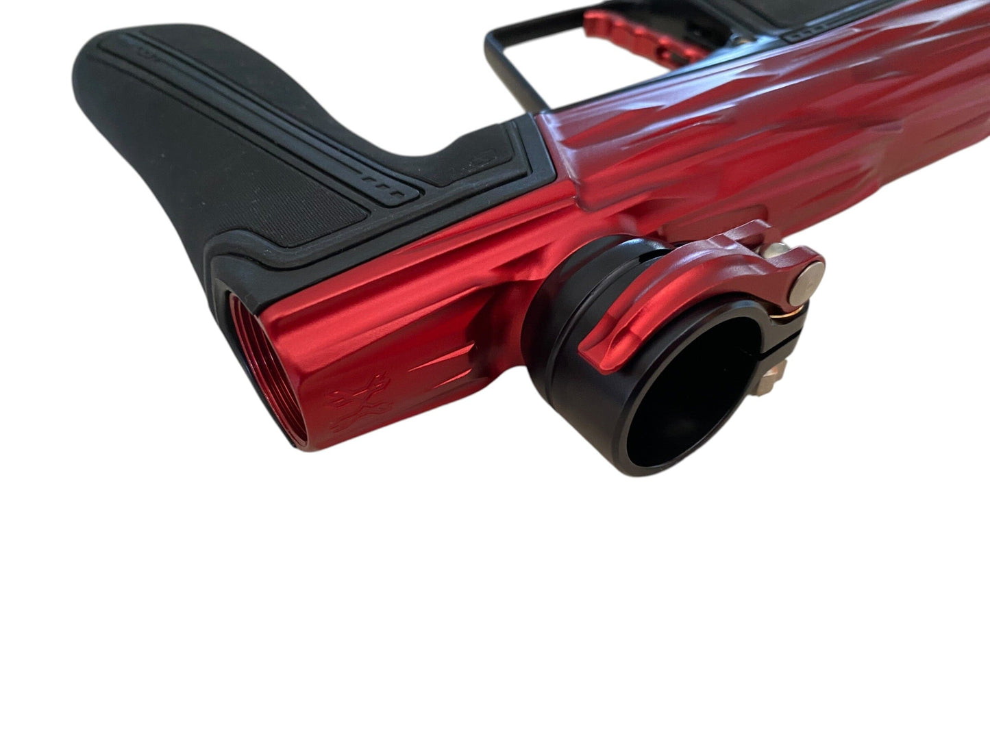 Used Planet Eclipse HK ARMY Geo R5 Shredder Red/Black Paintball Gun Paintball Gun from CPXBrosPaintball Buy/Sell/Trade Paintball Markers, New Paintball Guns, Paintball Hoppers, Paintball Masks, and Hormesis Headbands