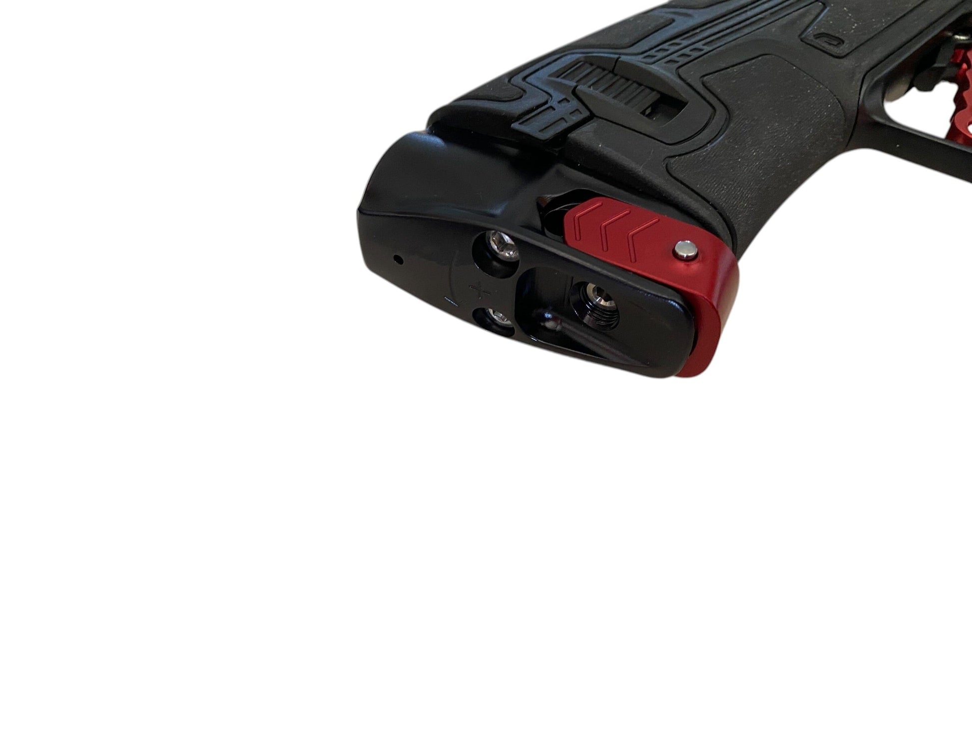 Used Planet Eclipse HK ARMY Geo R5 Shredder Red/Black Paintball Gun Paintball Gun from CPXBrosPaintball Buy/Sell/Trade Paintball Markers, New Paintball Guns, Paintball Hoppers, Paintball Masks, and Hormesis Headbands