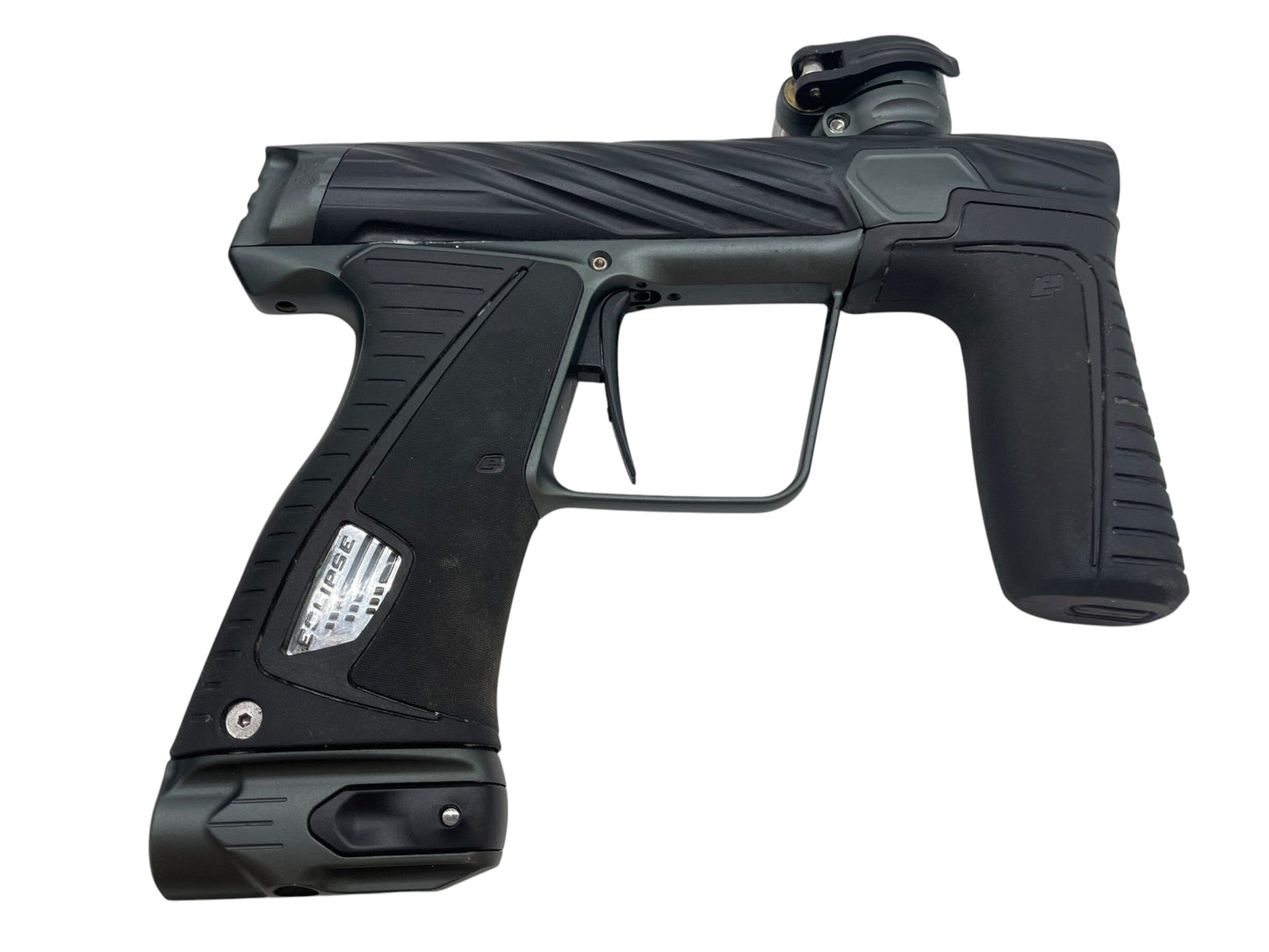 Used Planet Eclipse HK Army Gtek 180r Orbit Black/Grey Paintball Gun Paintball Gun from CPXBrosPaintball Buy/Sell/Trade Paintball Markers, New Paintball Guns, Paintball Hoppers, Paintball Masks, and Hormesis Headbands