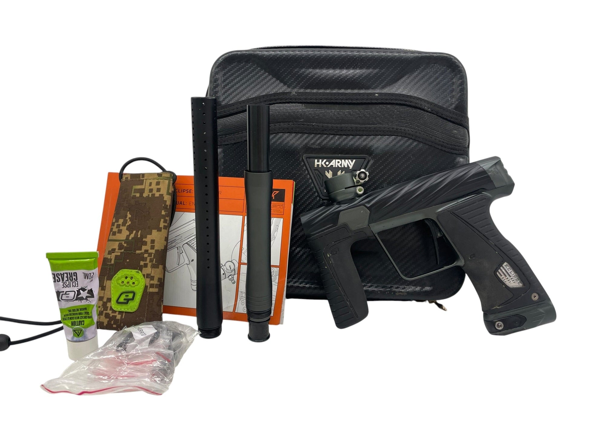 Used Planet Eclipse HK Army Gtek 180r Orbit Black/Grey Paintball Gun Paintball Gun from CPXBrosPaintball Buy/Sell/Trade Paintball Markers, New Paintball Guns, Paintball Hoppers, Paintball Masks, and Hormesis Headbands