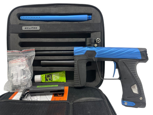 Used Planet Eclipse HK Army Gtek 180r Orbit Blue/Black Paintball Gun Paintball Gun from CPXBrosPaintball Buy/Sell/Trade Paintball Markers, New Paintball Guns, Paintball Hoppers, Paintball Masks, and Hormesis Headbands