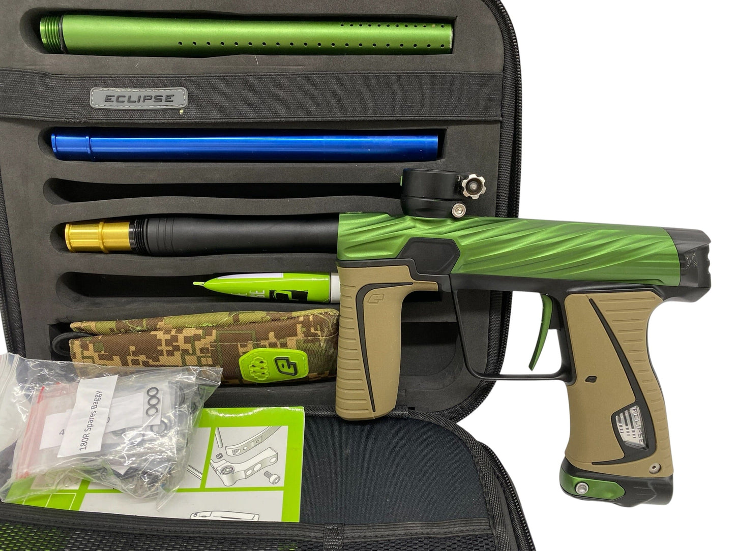 Used Planet Eclipse HK Army Gtek 180r Orbit Green/Black Paintball Gun Paintball Gun from CPXBrosPaintball Buy/Sell/Trade Paintball Markers, New Paintball Guns, Paintball Hoppers, Paintball Masks, and Hormesis Headbands
