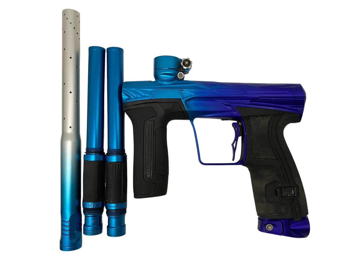 Used Planet Eclipse HK ARMY Invader CS2 Blue To Clear Fade Paintball Gun Paintball Gun from CPXBrosPaintball Buy/Sell/Trade Paintball Markers, New Paintball Guns, Paintball Hoppers, Paintball Masks, and Hormesis Headbands