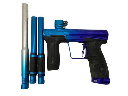 Used Planet Eclipse HK ARMY Invader CS2 Blue To Clear Fade Paintball Gun Paintball Gun from CPXBrosPaintball Buy/Sell/Trade Paintball Markers, New Paintball Guns, Paintball Hoppers, Paintball Masks, and Hormesis Headbands