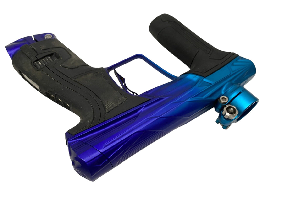 Used Planet Eclipse HK ARMY Invader CS2 Blue To Clear Fade Paintball Gun Paintball Gun from CPXBrosPaintball Buy/Sell/Trade Paintball Markers, New Paintball Guns, Paintball Hoppers, Paintball Masks, and Hormesis Headbands