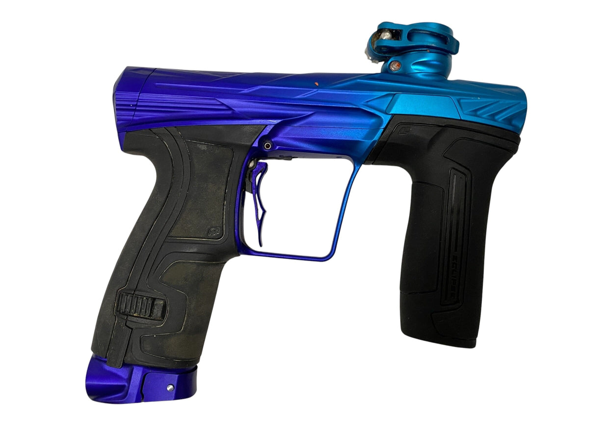 Used Planet Eclipse HK ARMY Invader CS2 Blue To Clear Fade Paintball Gun Paintball Gun from CPXBrosPaintball Buy/Sell/Trade Paintball Markers, New Paintball Guns, Paintball Hoppers, Paintball Masks, and Hormesis Headbands