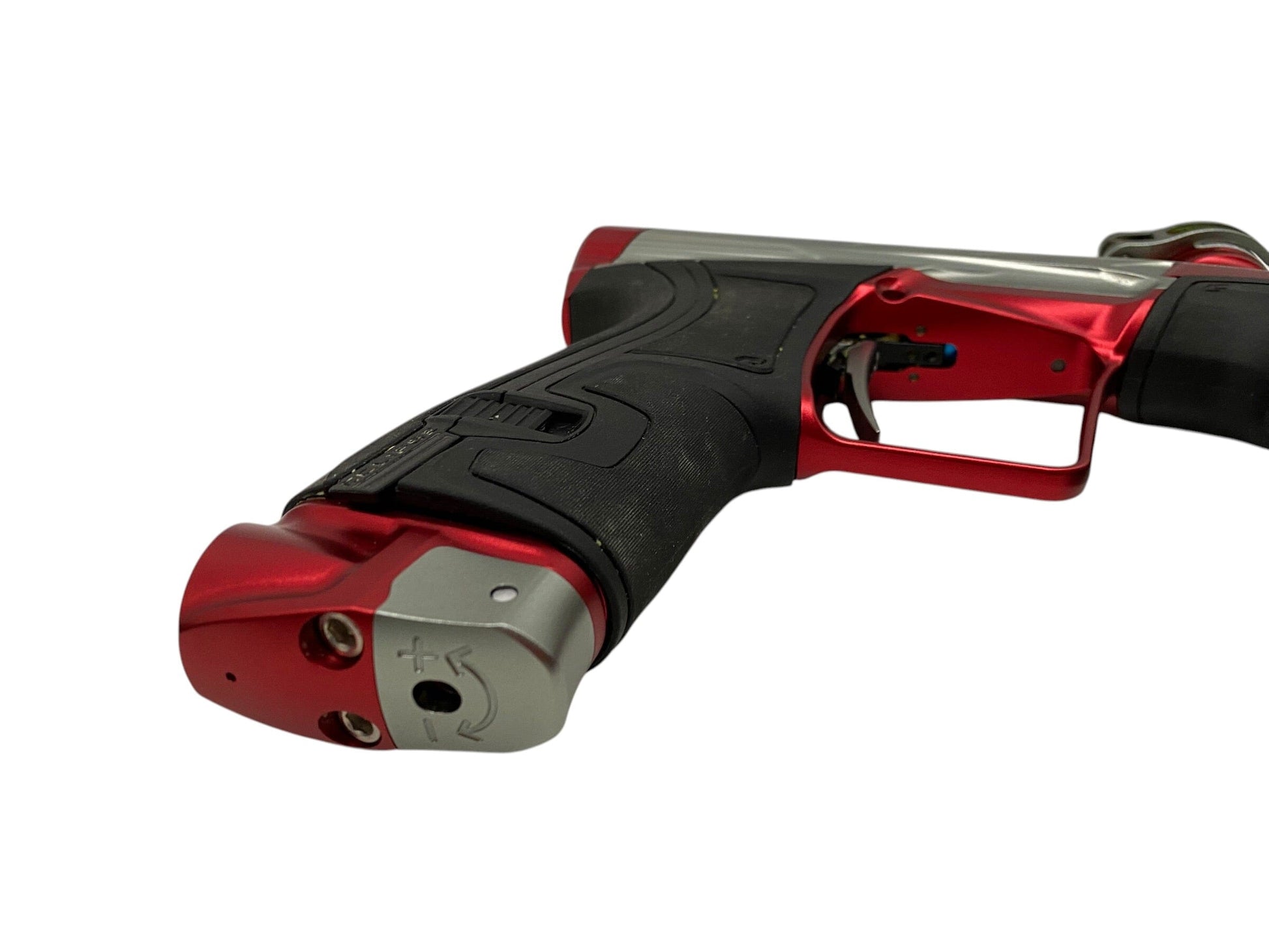 Used Planet Eclipse HK Army Invader CS2 Pro Pewter/Red Paintball Gun Paintball Gun from CPXBrosPaintball Buy/Sell/Trade Paintball Markers, New Paintball Guns, Paintball Hoppers, Paintball Masks, and Hormesis Headbands