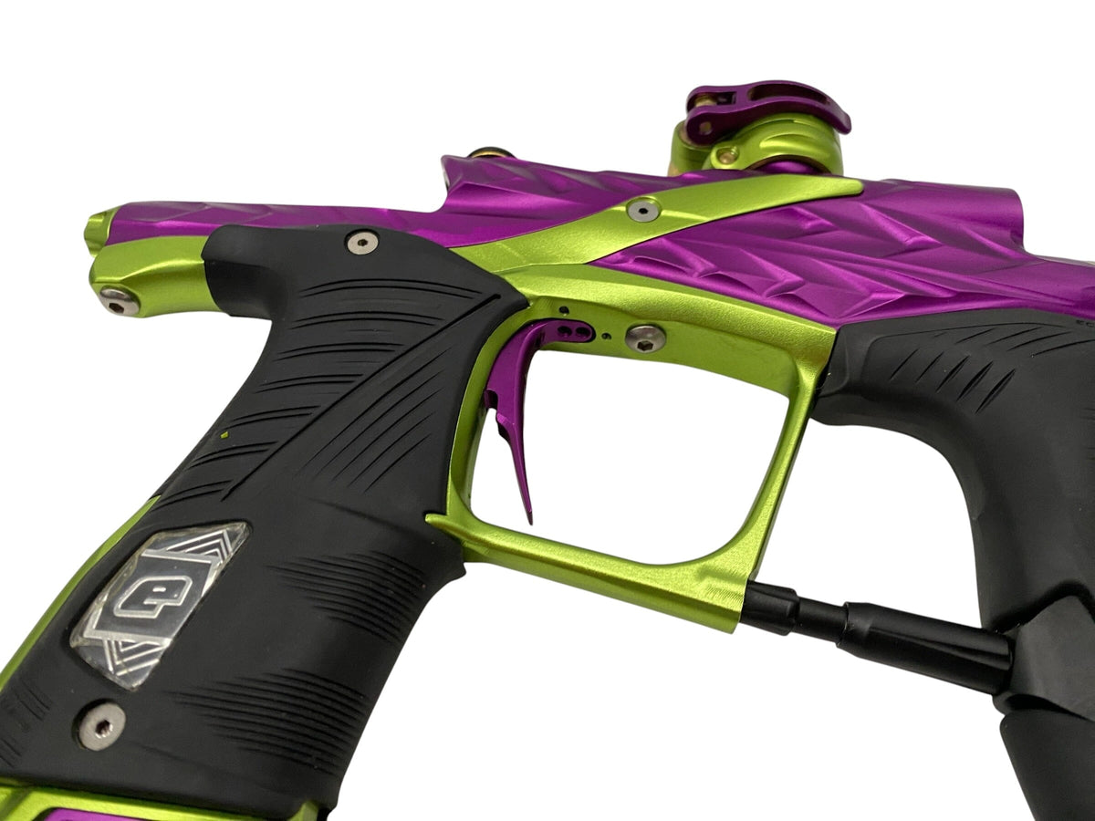 Used Planet Eclipse HK Army Lv1.6 Paintball Gun Purple Green Paintball Gun from CPXBrosPaintball Buy/Sell/Trade Paintball Markers, New Paintball Guns, Paintball Hoppers, Paintball Masks, and Hormesis Headbands