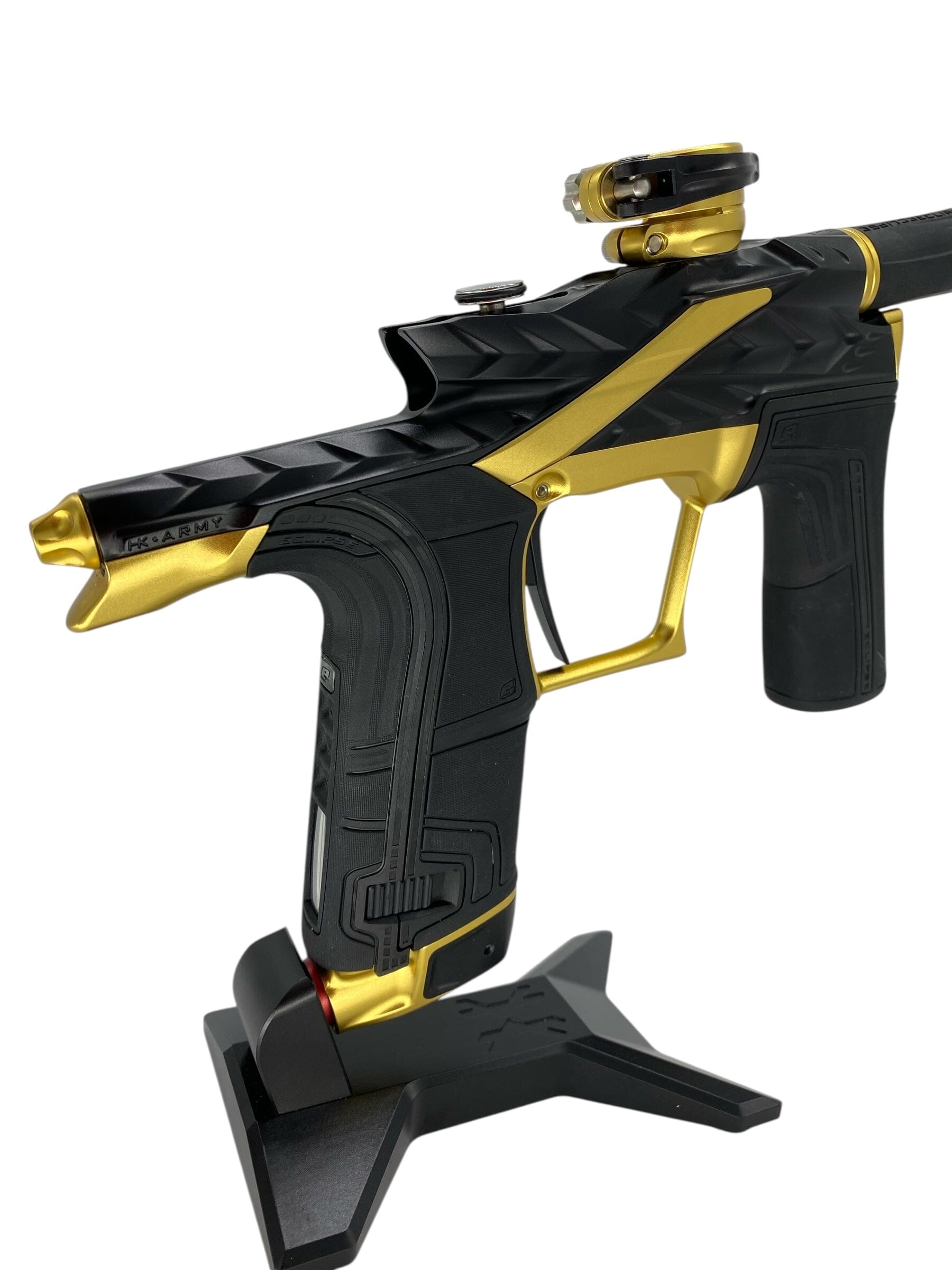 Used Planet Eclipse Hk Fossil Lv2 Paintball Gun Black/Gold Paintball Gun from CPXBrosPaintball Buy/Sell/Trade Paintball Markers, New Paintball Guns, Paintball Hoppers, Paintball Masks, and Hormesis Headbands