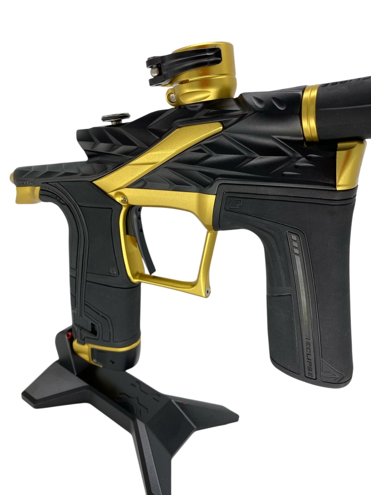 Used Planet Eclipse Hk Fossil Lv2 Paintball Gun Black/Gold Paintball Gun from CPXBrosPaintball Buy/Sell/Trade Paintball Markers, New Paintball Guns, Paintball Hoppers, Paintball Masks, and Hormesis Headbands