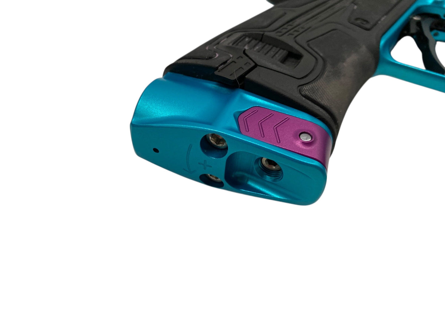 Used Planet Eclipse Hk Razr Geo R5 Paintball Gun Purple/Teal Paintball Gun from CPXBrosPaintball Buy/Sell/Trade Paintball Markers, New Paintball Guns, Paintball Hoppers, Paintball Masks, and Hormesis Headbands