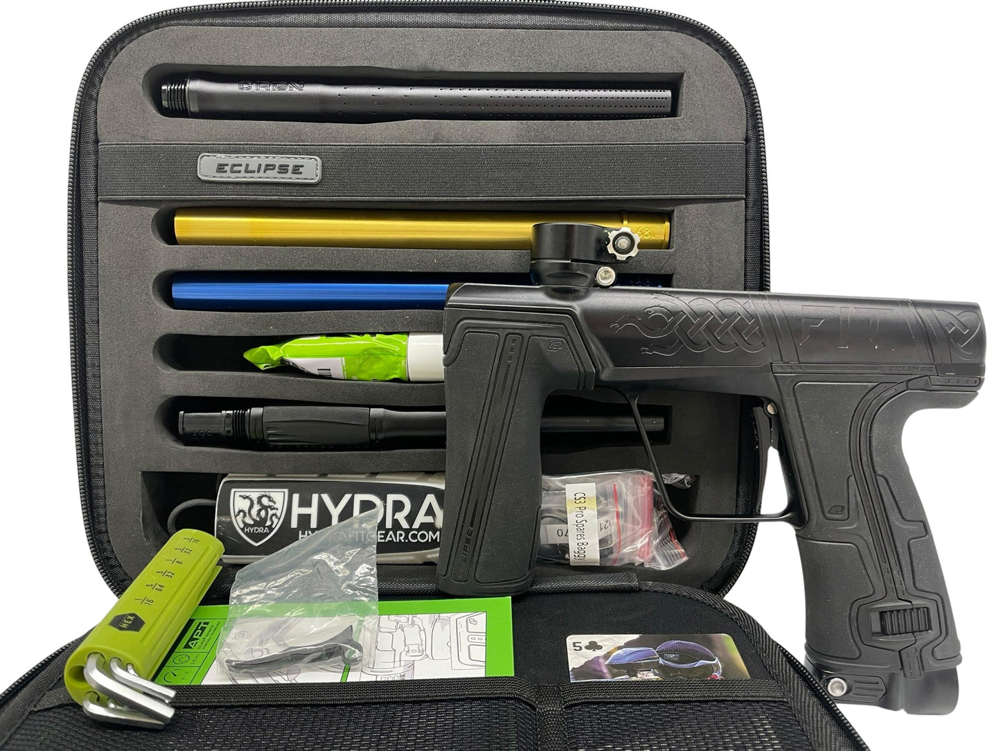 Used Planet Eclipse HYDRA CUT CS3 Pro Midnight Paintball Gun Paintball Gun from CPXBrosPaintball Buy/Sell/Trade Paintball Markers, New Paintball Guns, Paintball Hoppers, Paintball Masks, and Hormesis Headbands