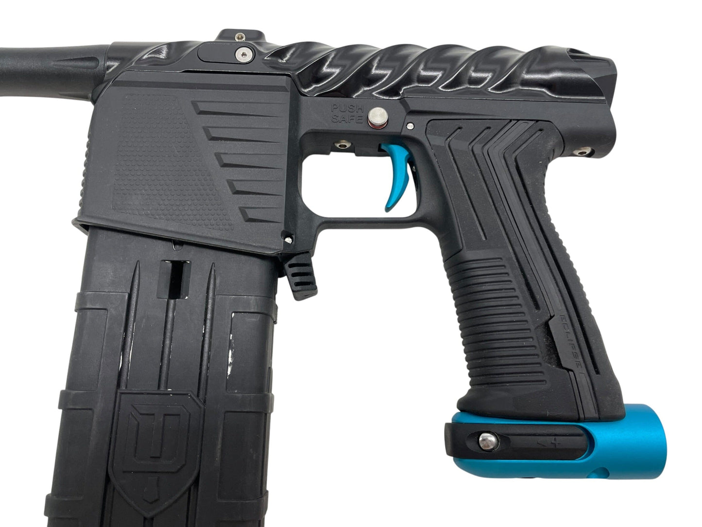 Used Planet Eclipse Inception Design RIPPER EMF100 Paintball Gun from CPXBrosPaintball Buy/Sell/Trade Paintball Markers, New Paintball Guns, Paintball Hoppers, Paintball Masks, and Hormesis Headbands