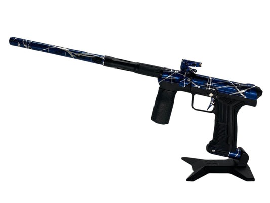 Used Planet Eclipse Inception Emek Paintball Gun Blue/White Splash Paintball Gun from CPXBrosPaintball Buy/Sell/Trade Paintball Markers, New Paintball Guns, Paintball Hoppers, Paintball Masks, and Hormesis Headbands