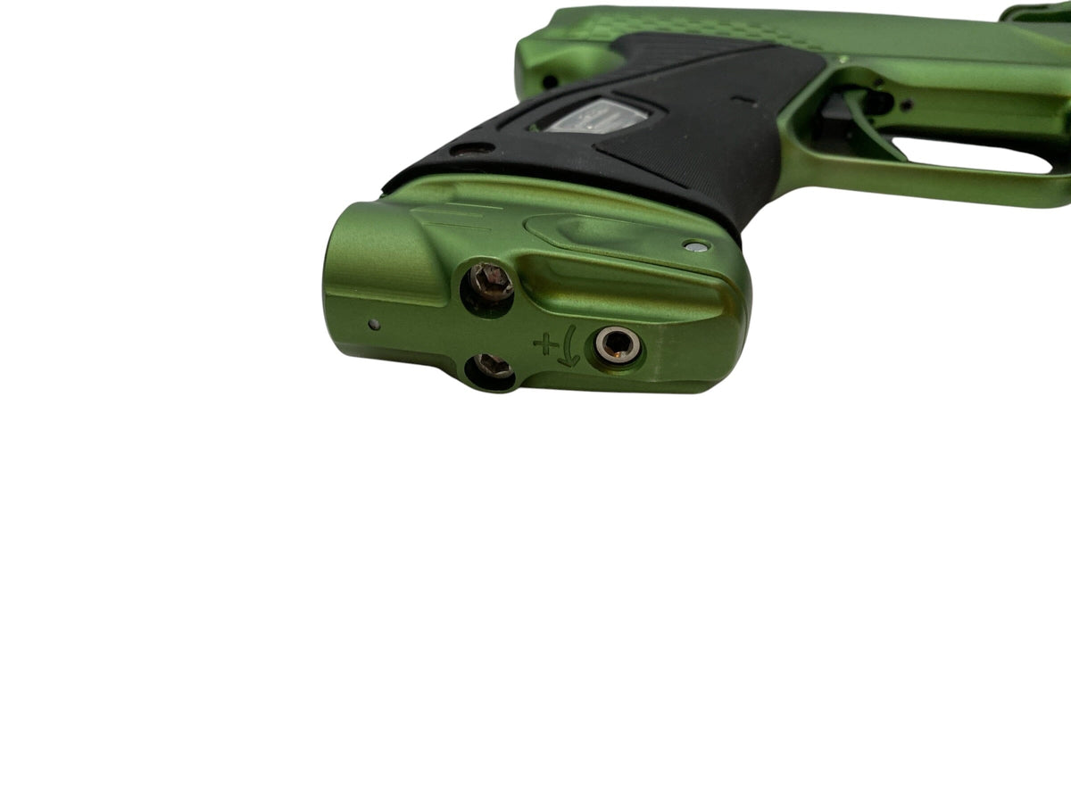 Used Planet Eclipse Infamous 180r Diamond Cut Paintball Gun Green Paintball Gun from CPXBrosPaintball Buy/Sell/Trade Paintball Markers, New Paintball Guns, Paintball Hoppers, Paintball Masks, and Hormesis Headbands