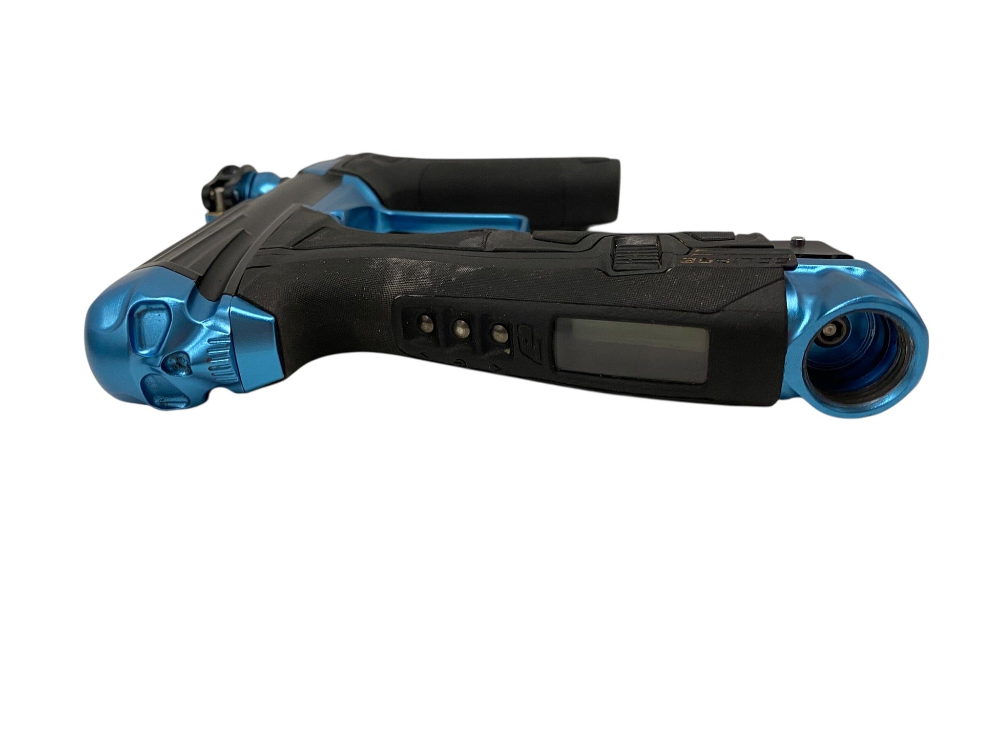 Used Planet Eclipse Infamous Cs2 Paintball Gun Black/Teal Paintball Gun from CPXBrosPaintball Buy/Sell/Trade Paintball Markers, New Paintball Guns, Paintball Hoppers, Paintball Masks, and Hormesis Headbands