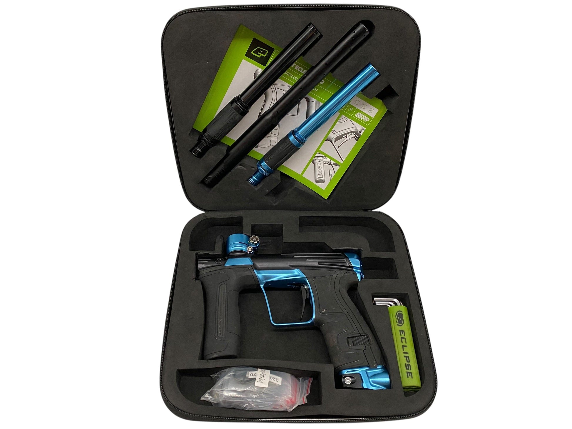 Used Planet Eclipse Infamous Cs2 Paintball Gun Black/Teal Paintball Gun from CPXBrosPaintball Buy/Sell/Trade Paintball Markers, New Paintball Guns, Paintball Hoppers, Paintball Masks, and Hormesis Headbands