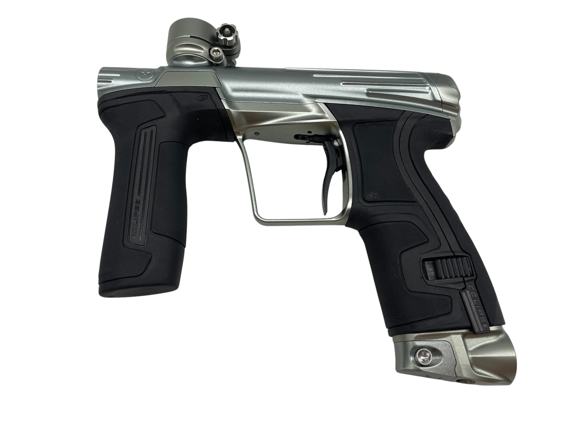 Used Planet Eclipse Infamous CS2 Pewter Paintball Gun Paintball Gun from CPXBrosPaintball Buy/Sell/Trade Paintball Markers, New Paintball Guns, Paintball Hoppers, Paintball Masks, and Hormesis Headbands