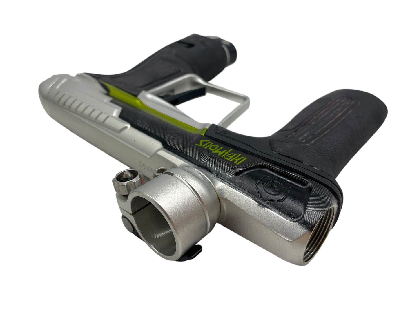 Used Planet Eclipse Infamous CS2 Plata O Plomo Paintball Gun Paintball Gun from CPXBrosPaintball Buy/Sell/Trade Paintball Markers, New Paintball Guns, Paintball Hoppers, Paintball Masks, and Hormesis Headbands