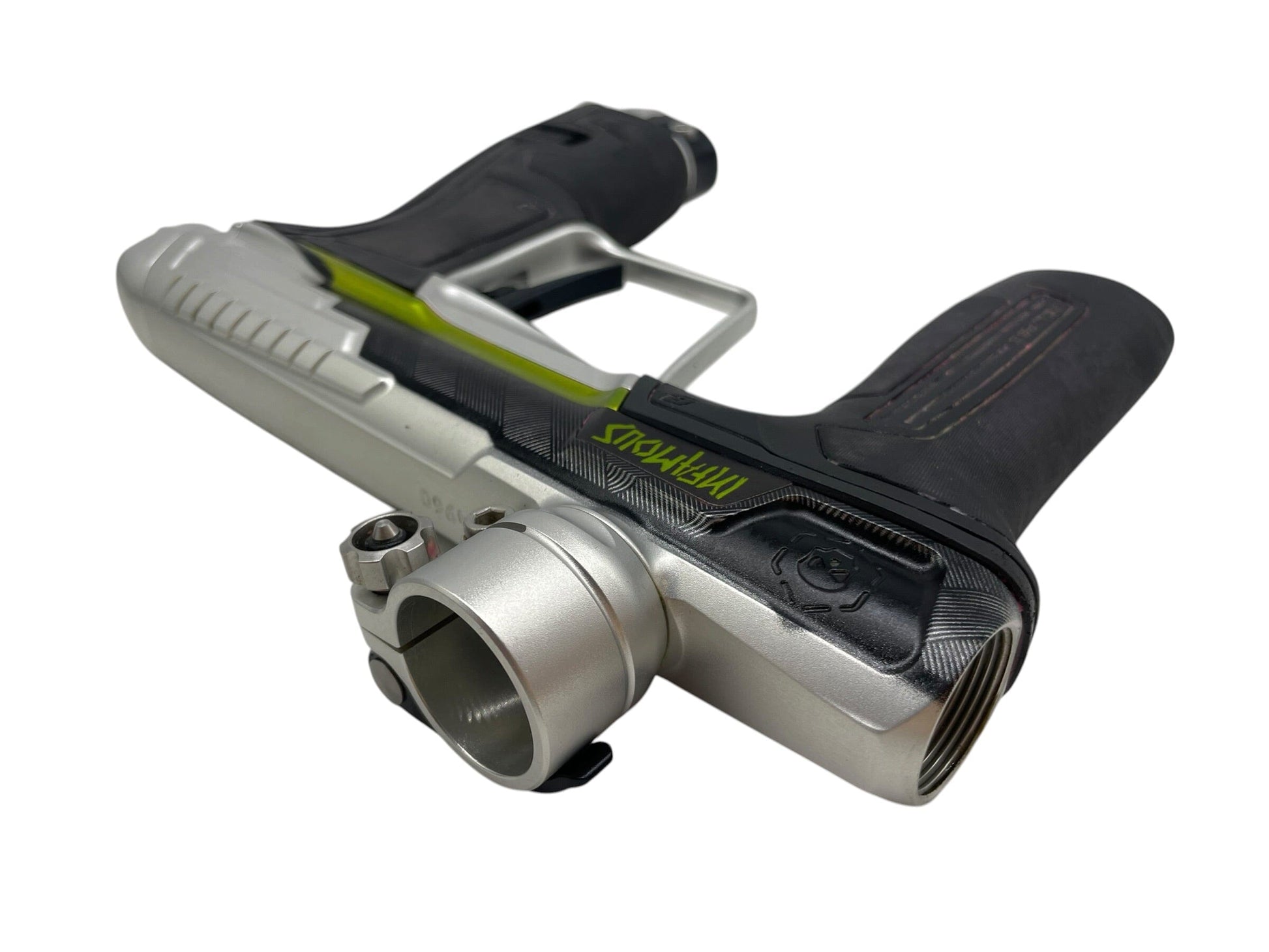 Used Planet Eclipse Infamous CS2 Plata O Plomo Paintball Gun Paintball Gun from CPXBrosPaintball Buy/Sell/Trade Paintball Markers, New Paintball Guns, Paintball Hoppers, Paintball Masks, and Hormesis Headbands