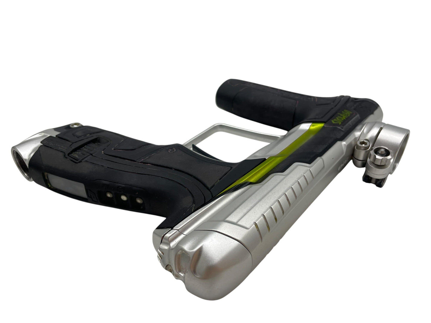 Used Planet Eclipse Infamous CS2 Plata O Plomo Paintball Gun Paintball Gun from CPXBrosPaintball Buy/Sell/Trade Paintball Markers, New Paintball Guns, Paintball Hoppers, Paintball Masks, and Hormesis Headbands