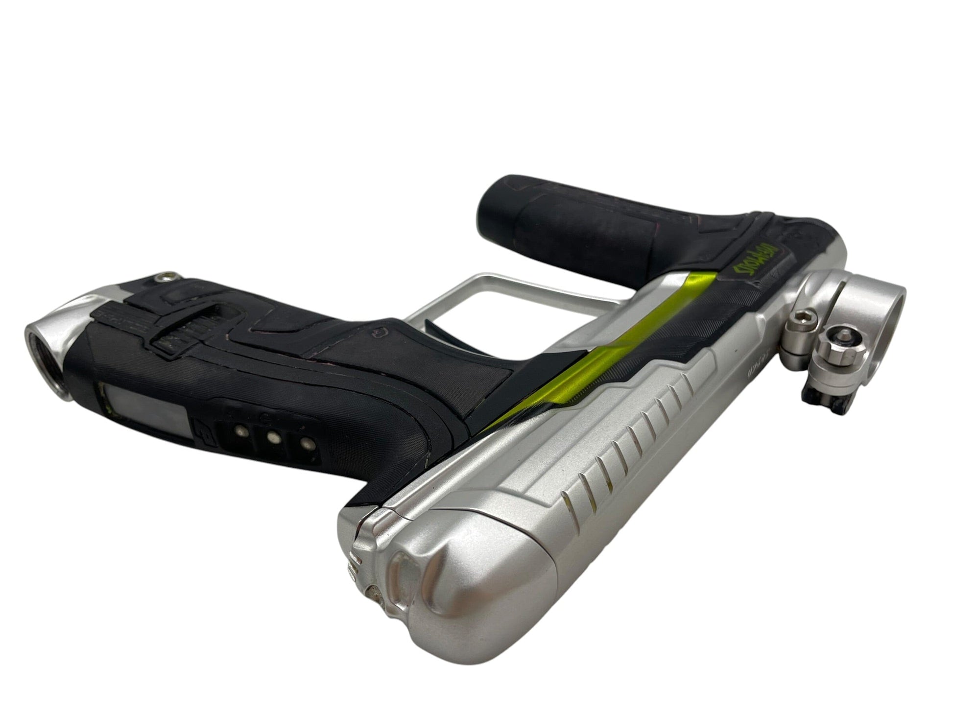 Used Planet Eclipse Infamous CS2 Plata O Plomo Paintball Gun Paintball Gun from CPXBrosPaintball Buy/Sell/Trade Paintball Markers, New Paintball Guns, Paintball Hoppers, Paintball Masks, and Hormesis Headbands