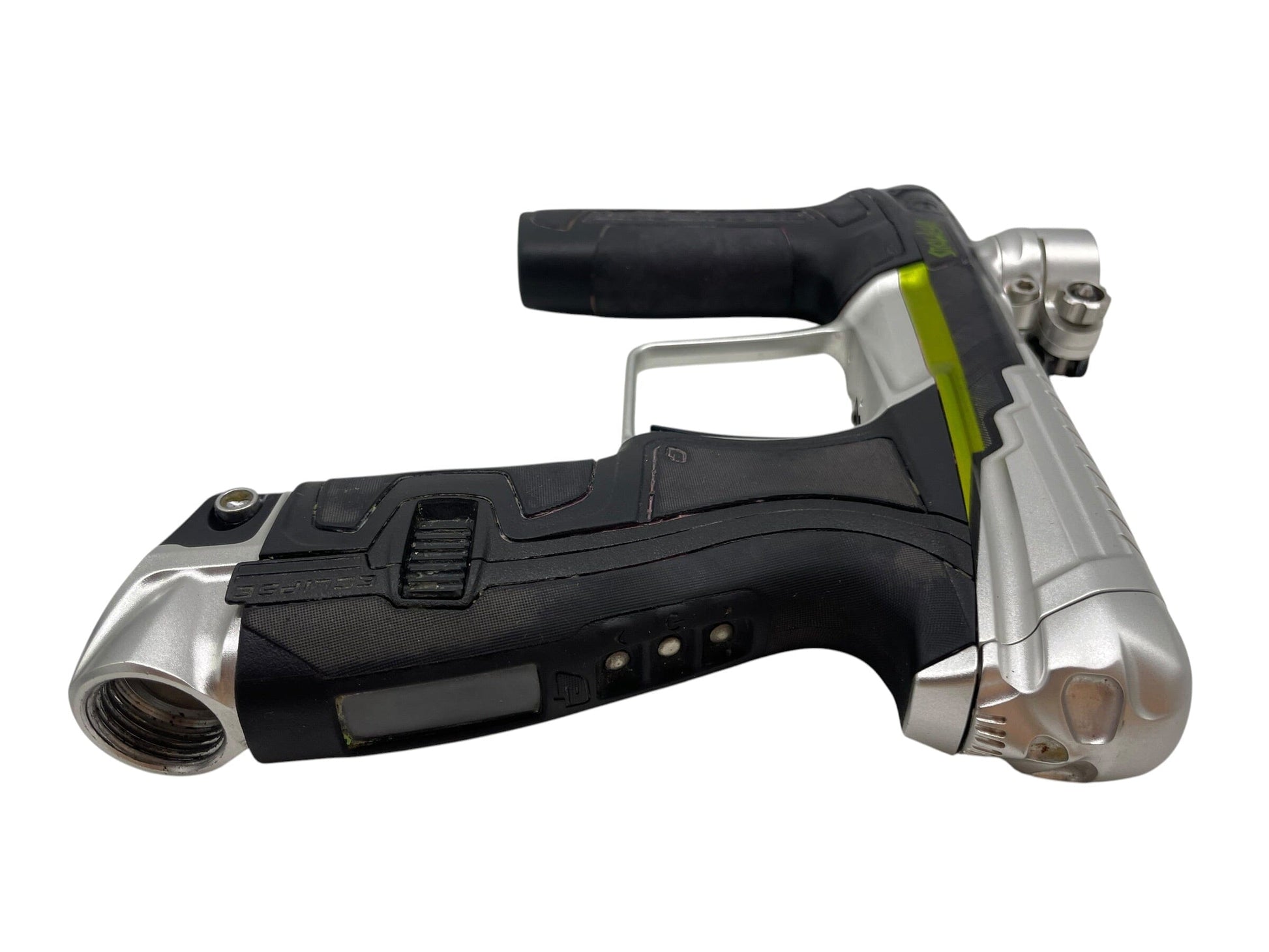Used Planet Eclipse Infamous CS2 Plata O Plomo Paintball Gun Paintball Gun from CPXBrosPaintball Buy/Sell/Trade Paintball Markers, New Paintball Guns, Paintball Hoppers, Paintball Masks, and Hormesis Headbands