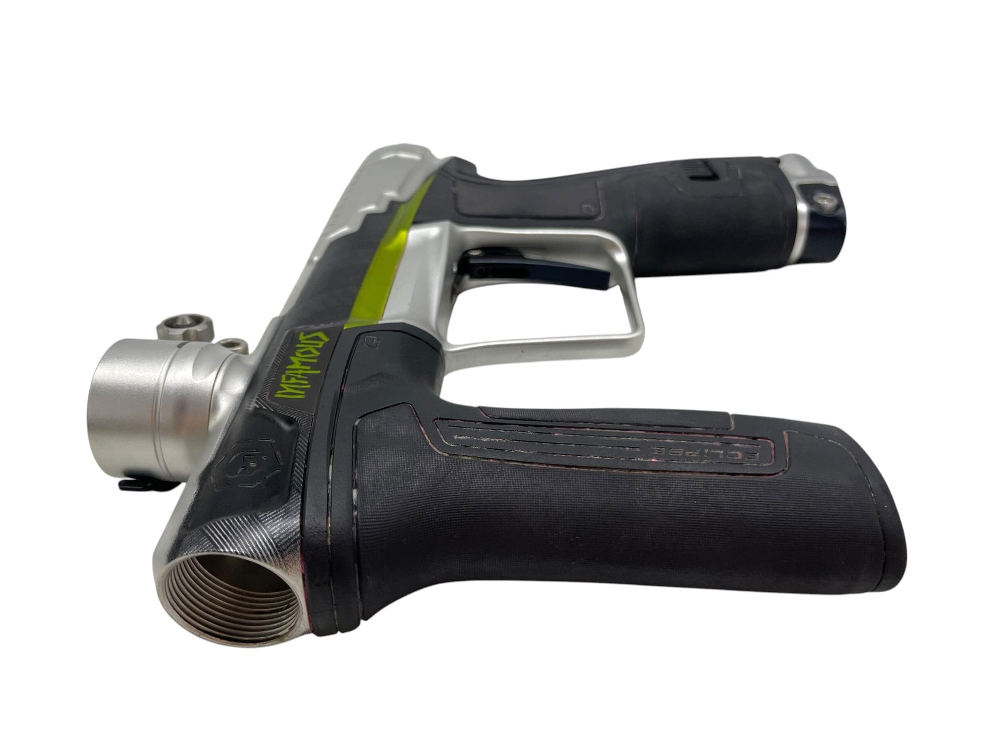 Used Planet Eclipse Infamous CS2 Plata O Plomo Paintball Gun Paintball Gun from CPXBrosPaintball Buy/Sell/Trade Paintball Markers, New Paintball Guns, Paintball Hoppers, Paintball Masks, and Hormesis Headbands