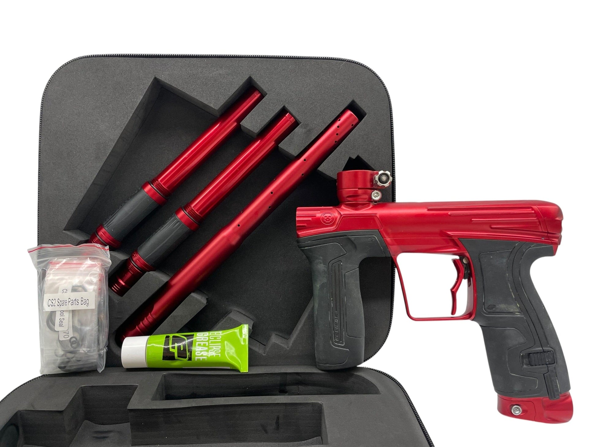 Used Planet Eclipse Infamous CS2 Skull Edition Red/Red Paintball Gun Paintball Gun from CPXBrosPaintball Buy/Sell/Trade Paintball Markers, New Paintball Guns, Paintball Hoppers, Paintball Masks, and Hormesis Headbands