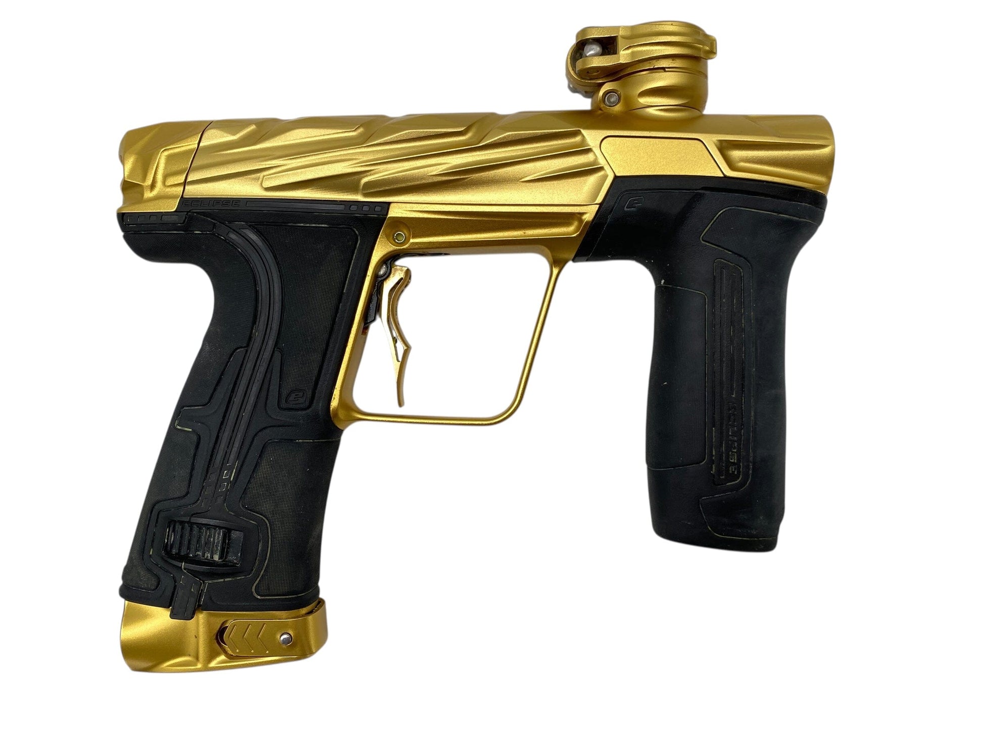 Used Planet Eclipse Infamous Cs3 Paintball Gun Gold Paintball Gun from CPXBrosPaintball Buy/Sell/Trade Paintball Markers, New Paintball Guns, Paintball Hoppers, Paintball Masks, and Hormesis Headbands