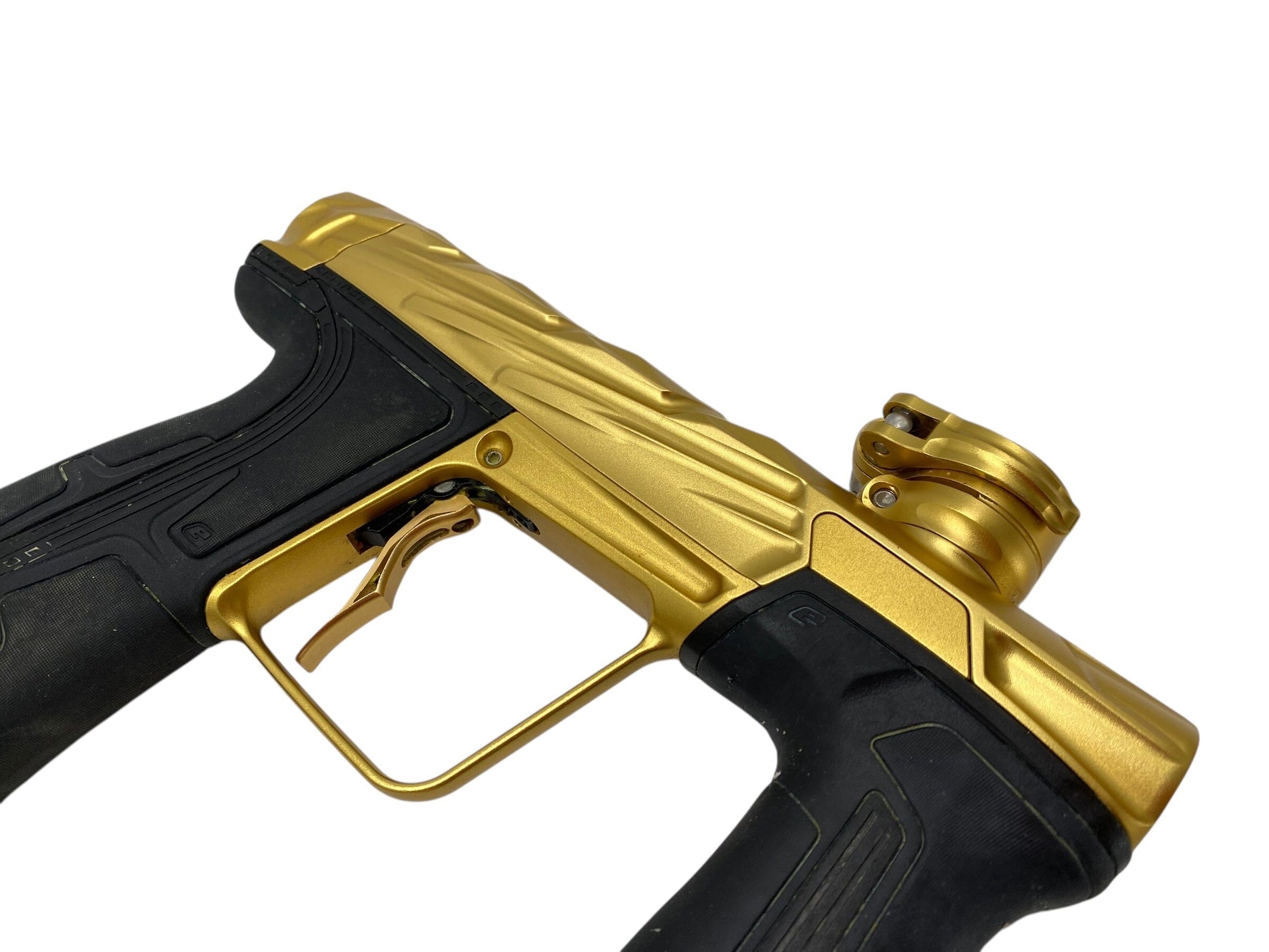 Used Planet Eclipse Infamous Cs3 Paintball Gun Gold Paintball Gun from CPXBrosPaintball Buy/Sell/Trade Paintball Markers, New Paintball Guns, Paintball Hoppers, Paintball Masks, and Hormesis Headbands