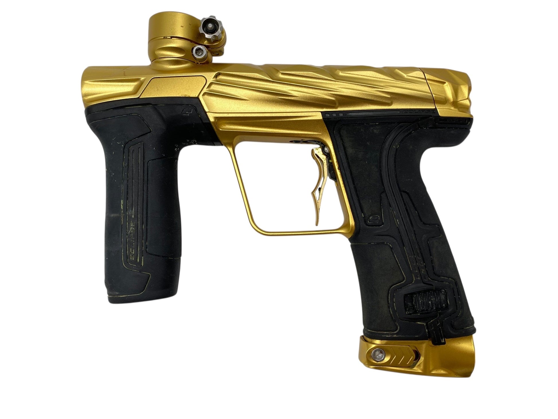 Used Planet Eclipse Infamous Cs3 Paintball Gun Gold Paintball Gun from CPXBrosPaintball Buy/Sell/Trade Paintball Markers, New Paintball Guns, Paintball Hoppers, Paintball Masks, and Hormesis Headbands